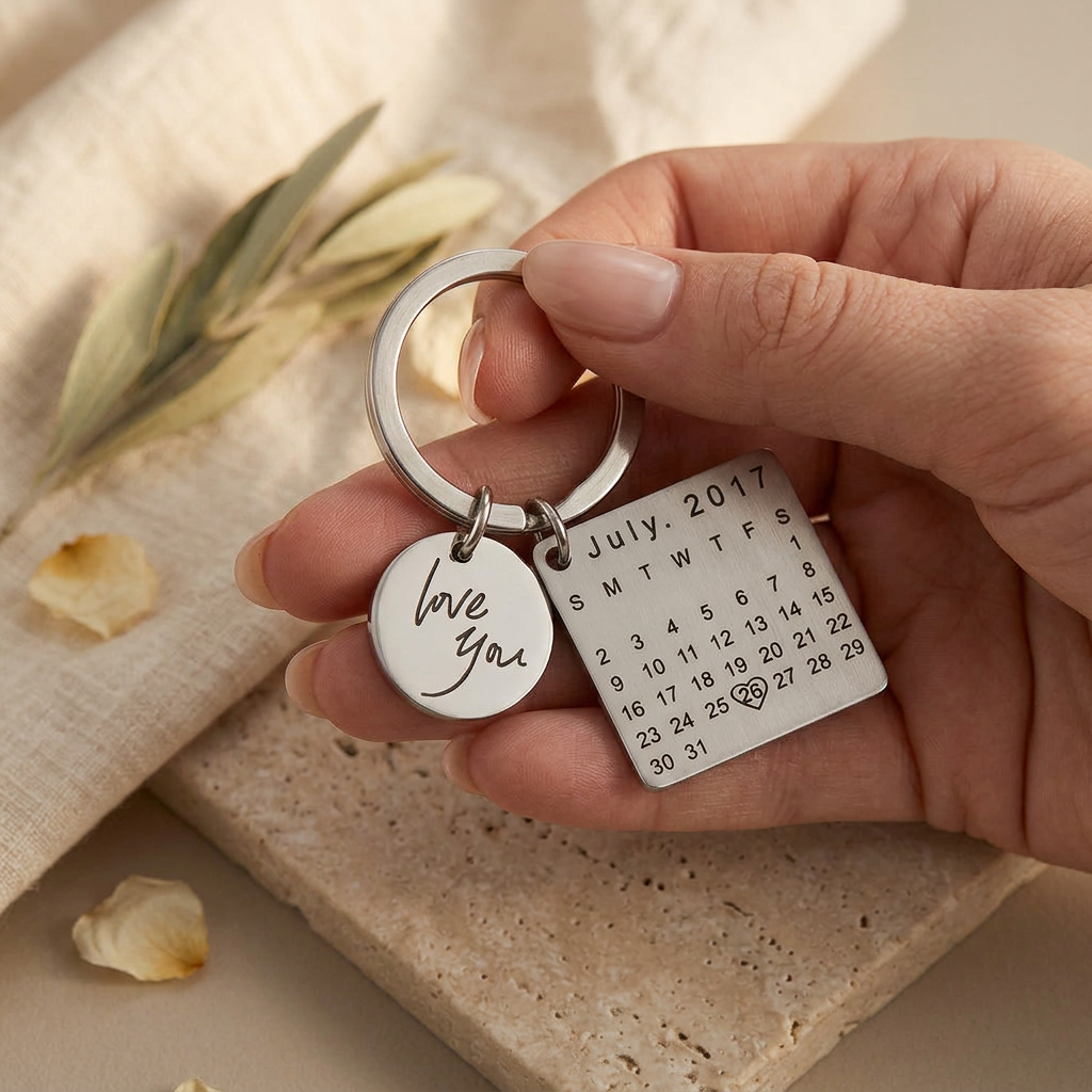 Personalized "I Love You" Keychain