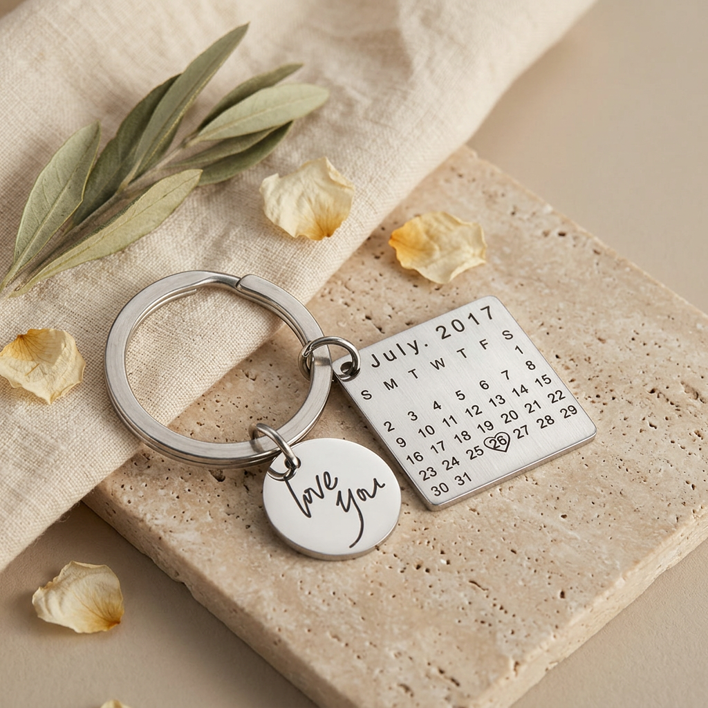Personalized "I Love You" Keychain